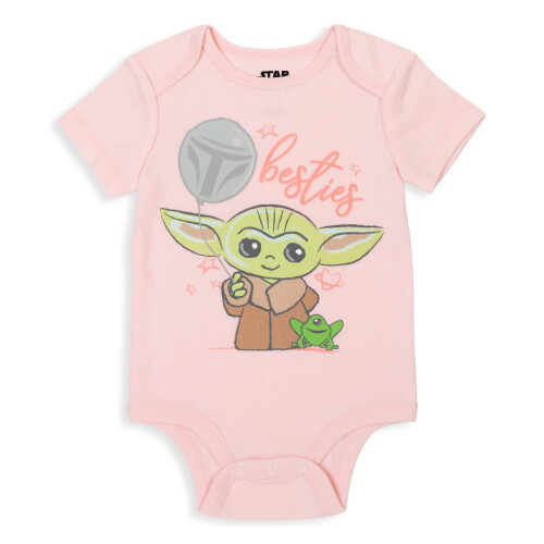 Star Wars STAR WARS Le Mandalorien Bodysuit Bébé Filles 5 Pack Multicolore 0-3 Mois 1