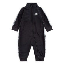 Nike Tricot Taping overall met lange mouwen voor babyjongens (zwart (56H984-023)/wit 3 maanden)