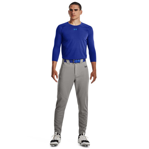 Under Armour Under Armour Men's Utility Baseball Pants 22, (080) Baseball Gray / / Black, Medium 2