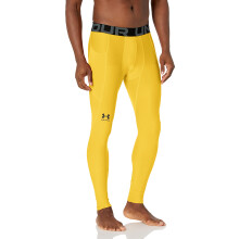 Under Armour Herr HeatGear Armour Leggings, (790) Taxi / Black, Large