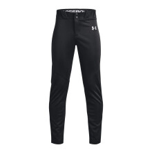 Under Armour Pojkar Utility Baseballbyxor, (001) Svart / Vit, Liten