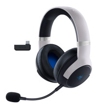 Razer Kaira Pro Dual Wireless Gaming Headset w/Haptics for PlayStation 5 / PS5 PC Mobile PS4: HyperSense - Triforce 50mm Drivers - Detachable Mic -