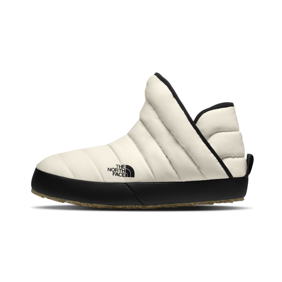 The North Face Women's Thermoball Traction Winter Bootie - Insulated, Dwr Finish, Gardenia White/Tnf Black, 9