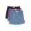 Tommy Hilfiger Tommy Hilfiger Boxer Woven de Algodón 3-Pack Azul París LG 1