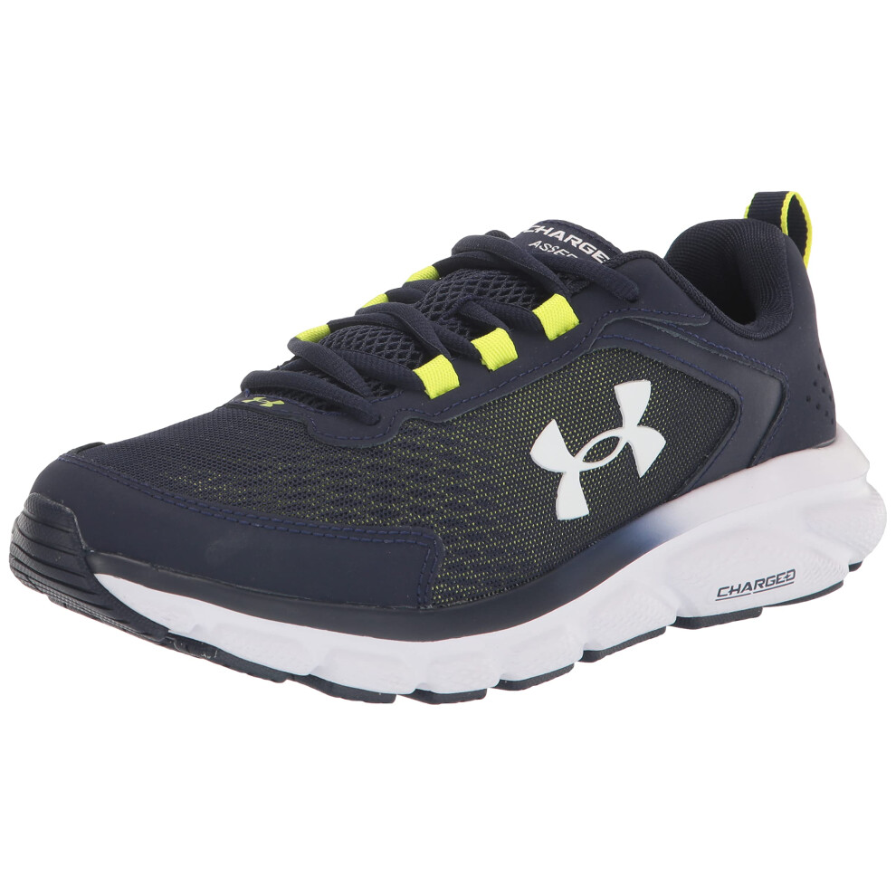 Under Armour Men's Charged Assert 9  (404) Midnight Navy/Yellow Ray/White  11.5