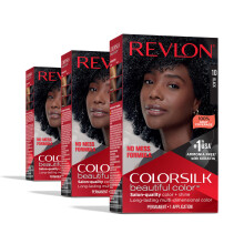 Revlon ColorSilk Kleurverf, Langdurige Hoogwaardige Kleur, Glans & Zachte Haren, 100% Grijs Bedekking, Ammoniavrij