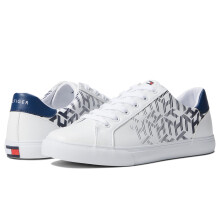 Tommy Hilfiger Women's LOURA Sneaker White/Twilight Blue 140 7