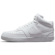 Nike Herren Court Vision Mid Next Nature Schuhe, Weiß/Weiß-Weiß, 12.5
