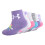Chaussettes Quarter Multi Pack Bébé Filles Under Armour, Étoile Lilas, 0-6 Mois 4