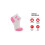 Chaussettes Quarter Multi Pack Bébé Filles Under Armour, Étoile Lilas, 0-6 Mois 2