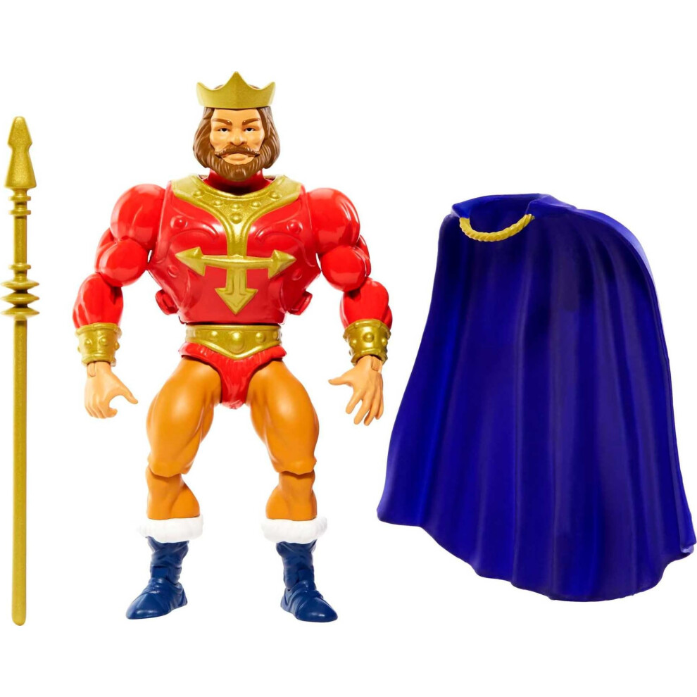 Figurines d'action Masters of the Universe Origins King Rando de 5,5 pouces, figurines de combat pour raconter des histoires, jouer et exposer, c