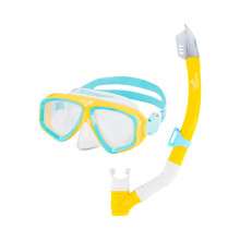 Máscara de Mergulho Snorkel Anti-Fog Speedo Unisex Criança com Protetor de Nariz
