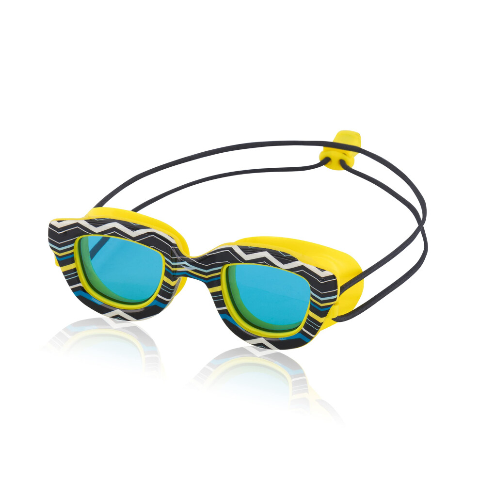 Lunettes de natation unisexes pour enfants Speedo Sunny G, 3-8 ans, jaune vif/cobalt