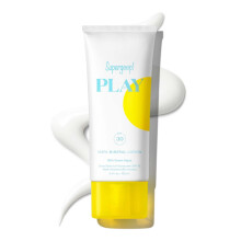 Supergoop! PLAY Loção Mineral 100% - 3.4 fl oz - Protetor Solar SPF 30 para Rosto e Corpo - Leve, Rápida Absorção + Resistente à Água