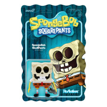 Super7 Spongebob Squarepants Spongebob SkullPants 3.75 in Reaction Figure