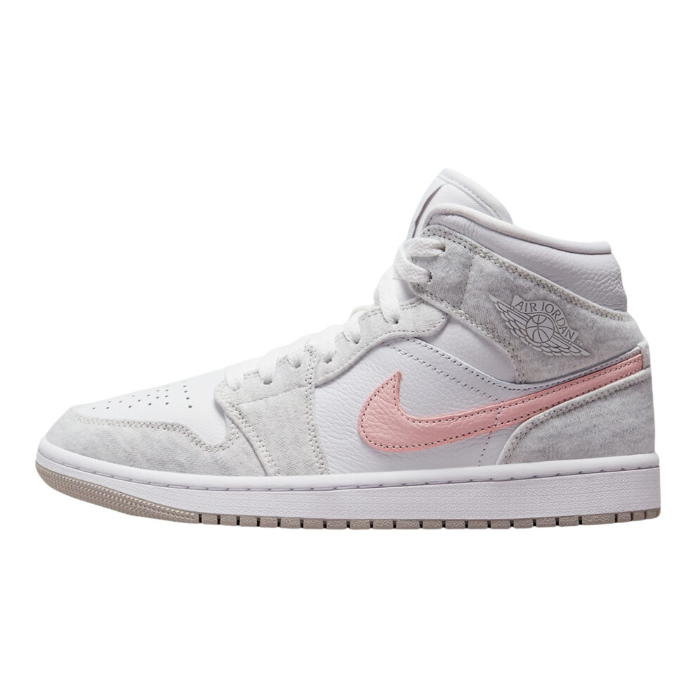Nike Jordan Mid Women's Basketball Shoes, Iris Whisper/Siren Red, 37 Eu, Lt Iron Onre Atmosphere White, 39 Eu