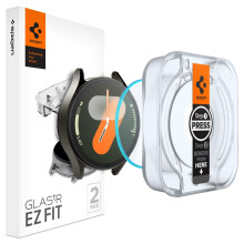 Spigen Tempered Glass Screen Protector [GlasTR EZ FIT] designed for Galaxy Watch 7 (40mm) - 2 Pack