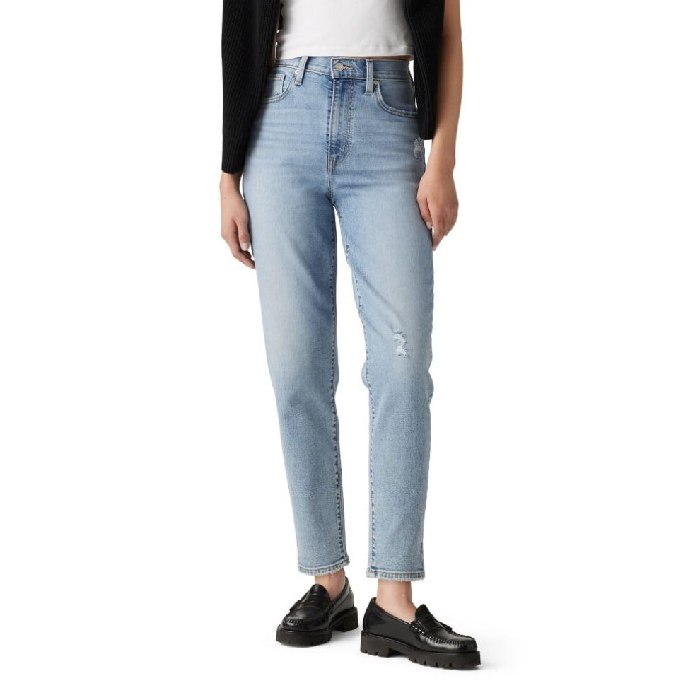 Levi's Women's High Waisted Mom Jeans (Also Available in Plus)  Emerging Energy  25
