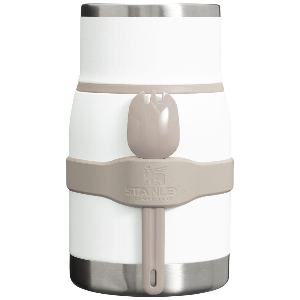 Stanley Adventure To Go Insulated Food Jar with Cup Lid and Spork - 36oz - Stainless Steel Insulated Food Container - BPA-Free and Dishwasher Safe