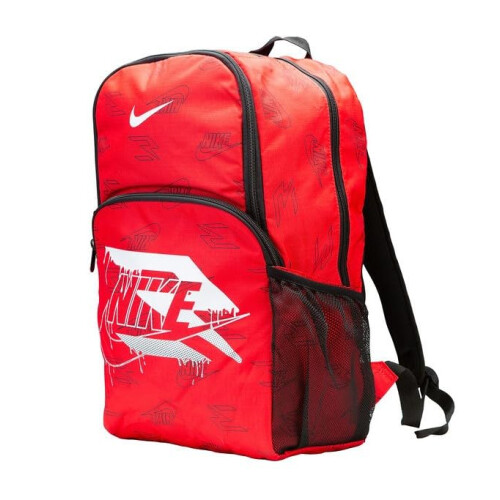 Nike Nike 3 Brand Graphic Print Backpack - Red - One Size (30L)