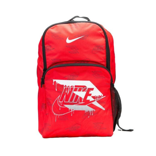Nike Nike 3 Brand Graphic Print Backpack - Red - One Size (30L) 1