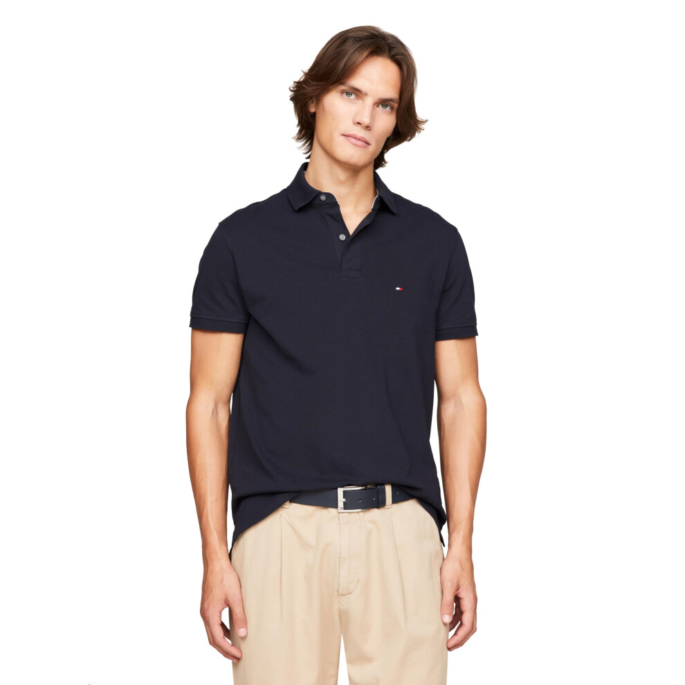 Tommy Hilfiger Men's 1985 Slim Short Sleeve Polo