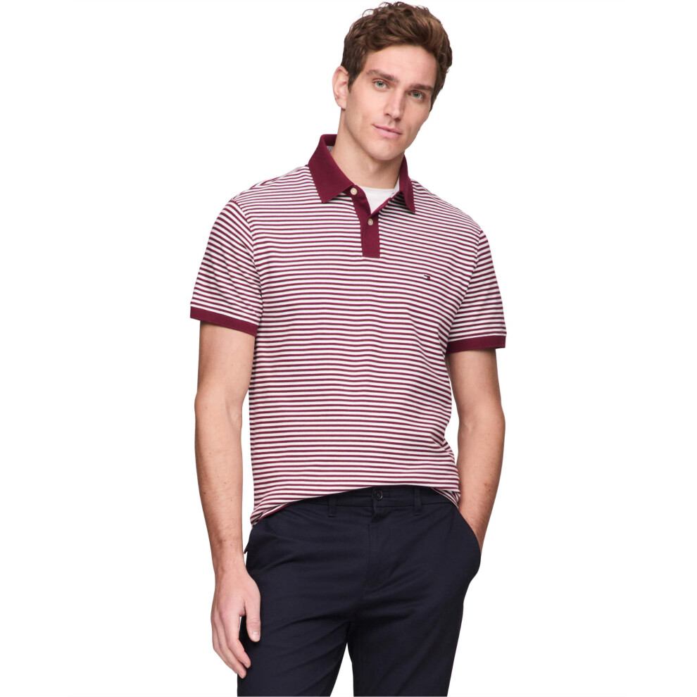 Tommy Hilfiger Men's 1985 Slim Short Sleeve Polo