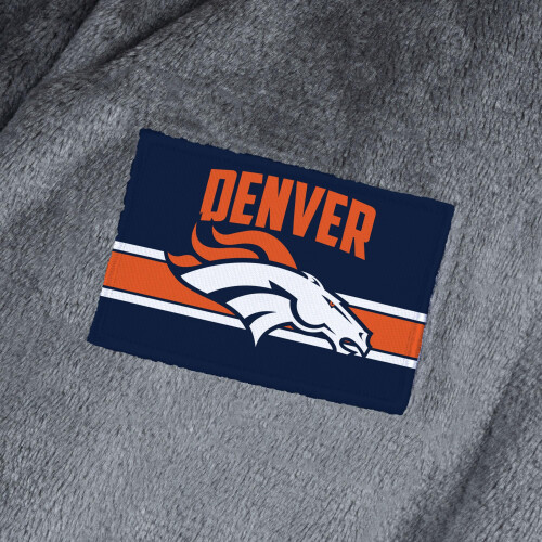 NORTHWEST NFL Denver Broncos Silk Touch badjas groot/X-Large uitrolbare houtskool 2