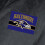 Northwest NFL Baltimore Ravens Silk Touch Bath Robe Large/X-Large Rollout Black 3