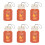 Yankee Candle Yankee Candle Paper Car Jar Abbora temperada (pacote com 6) 1