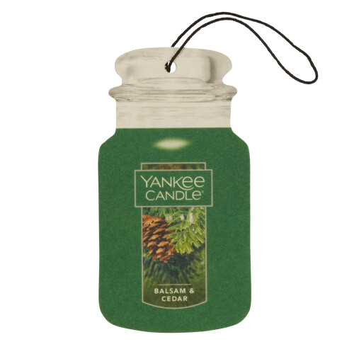 Yankee Candle Yankee Candle Paper Car Jar Blsamo e Cedro (pacote com 6)
