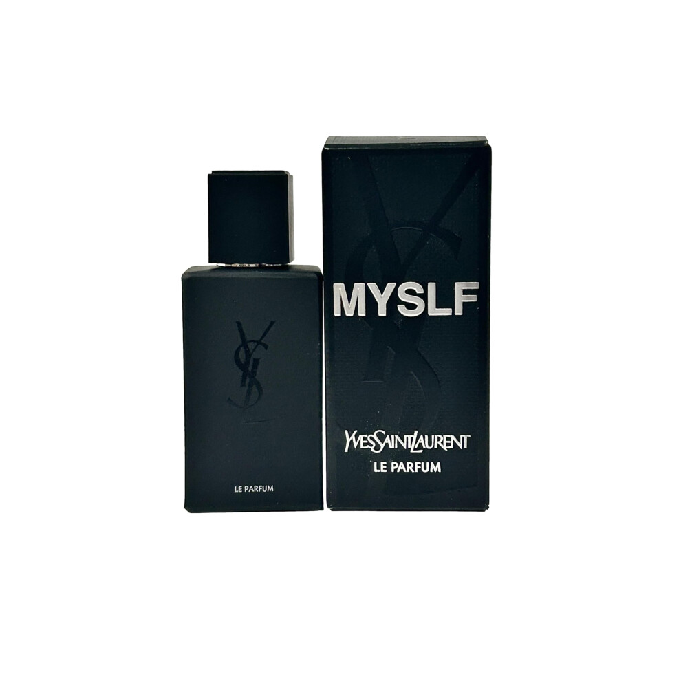 Yves Saint Laurent LE PARFUM YSL Men MYSLF Perfume MINI SMALL TRAVEL SIZE Splash On 7.5 ml / 0.25 Fl oz