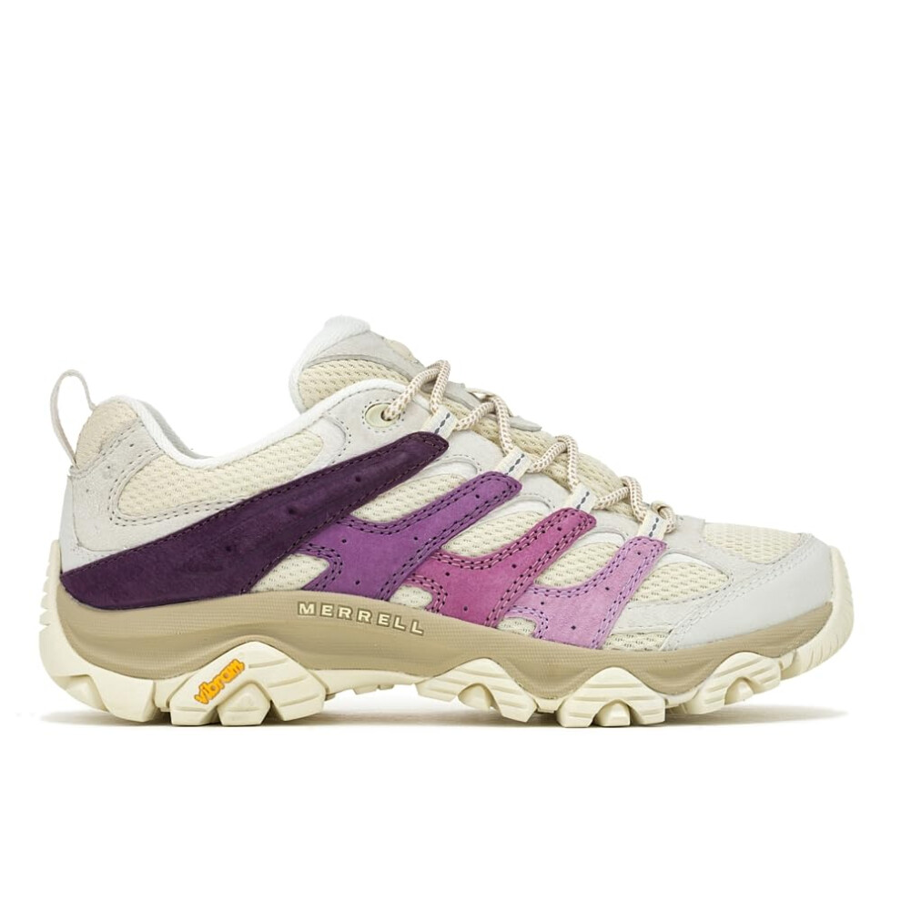 Merrell Women's Moab 3 Hiking Shoe  Parchment/Plum  7