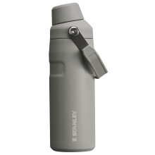 Stanley IceFlow Fast Flow Wasserflasche 16 oz | Abgewinkelter Auslaufdeckel | Leicht und auslaufsicher fr Reisen und Sport | Isolierter Edelstahl |