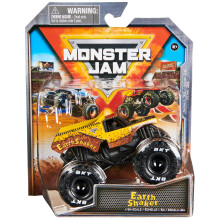 Monster Jam Offizieller Earth Shaker Monster Truck, Druckgussfahrzeug, Ma stab 1:64, Kinderspielzeug f r Jungen ab 3 Jahren