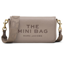 Marc Jacobs el mini bolso de cuero cemento