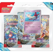 Pok?mon TCG: Scarlet & Violet-Stellar Crown 3-Pack Blister - Latias (3 Booster Packs & Foil Promo Card)