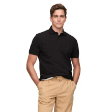 Tommy Hilfiger Herr 1985 Klassisk Kortärmad Polo Svart
