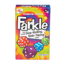 Farkle Classic Dice Game - Rainbow Barnspel Trningsspel Familjespel Resespel Vuxenspel Brdspel Trningskopp Trningsuppsttning Farkle Resultat