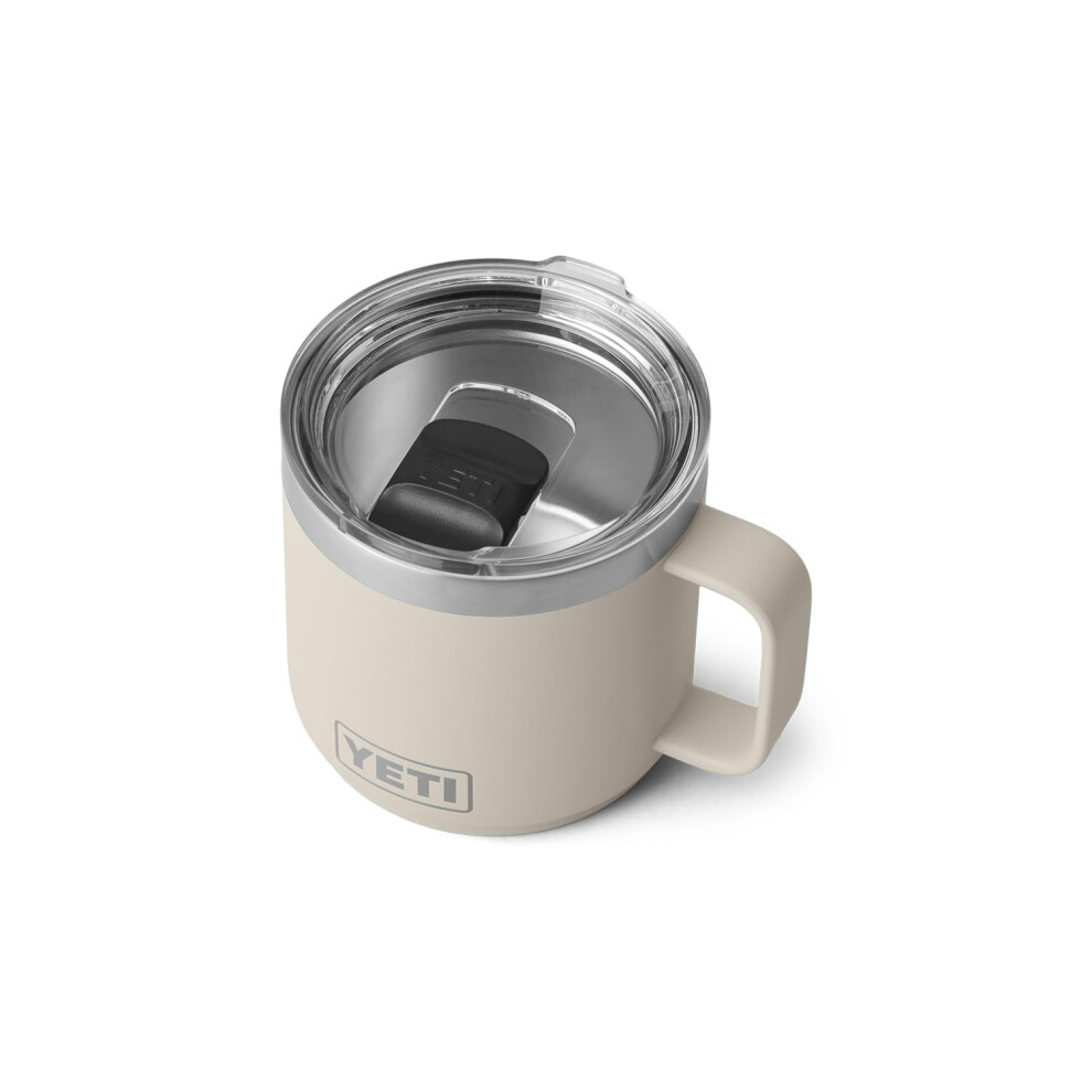 Photos - Travel Accessory Yeti Rambler 14 oz Stackable Mug Vacuum Insulated Stainless Steel with MagSlider Lid Cape Taupe 21071503587
