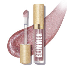 REVLON Super Lustrous Glimmer Gloss Non-Sticky Lip Gloss High-Shine Finish Plant-Based Glitter 003 Lavender Lust 0.13 fl oz