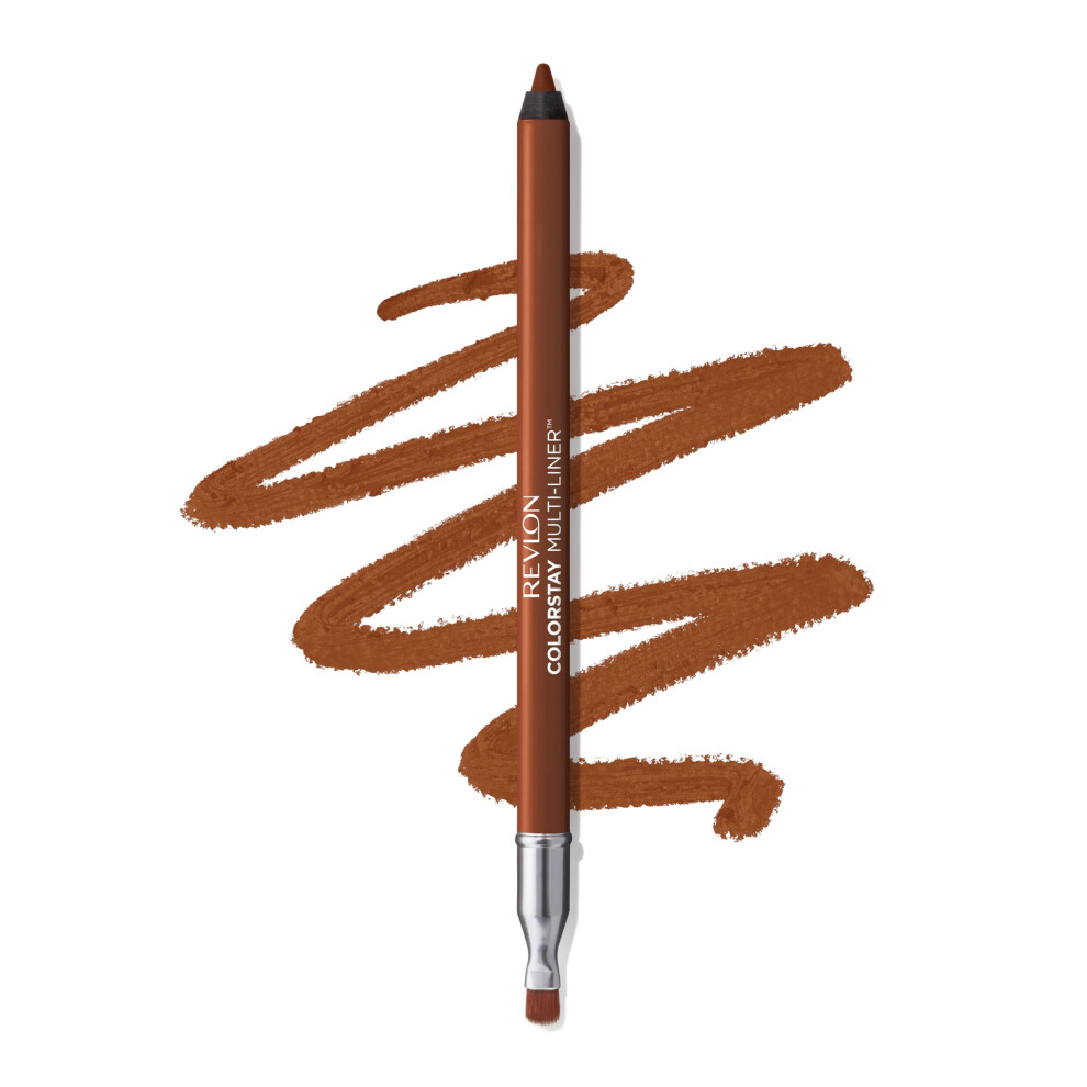Revlon ColorStay Multi-Liner  Multi-Use Creamy Liner For Lips  Eyes & Face  Precision Brush for Easy Blending  005 Off Roading