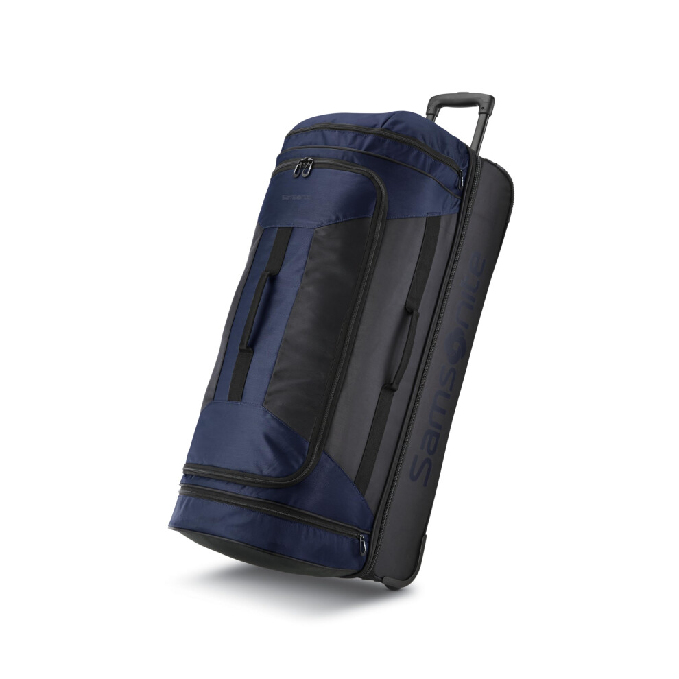 Samsonite Andante 2 Wheeled Rolling Duffel Bag  Navy/Black  32-Inch