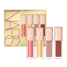 NARS Special Edition Mini Afterglow Lip Shine 4 Piece Set - Orgasm - A -Lister - Nympho - Aragon - 0,11 oz / 3,7 ml vardera