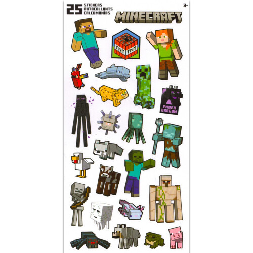 Minecraft Minecraft Måla Dina Egna Figurer Set - Bundle med DIY Målarsats 2