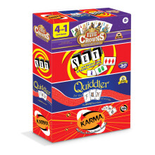 Five Crowns 4 Pack Bundle Krtyajtkok gyerekeknek - Krtyajtkok felnotteknek Csaldi jtkok jszakai krtyajtkok csaldoknak Tbbjtkos kper