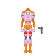 Super7 Transformers Reaction Figures Wave 08 - Arcee (Pink & Orange) Action Figure