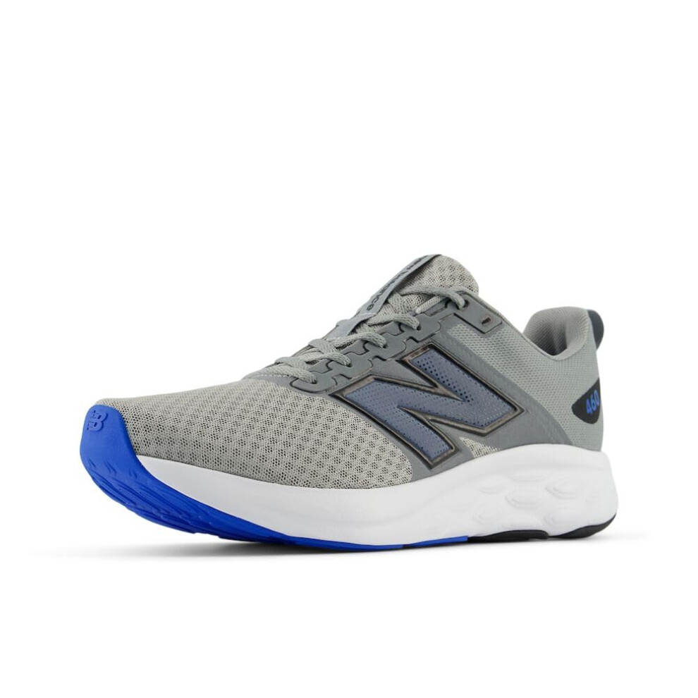 New Balance Men's 460 V4 Running Shoe  Concrete/Blue Oasis/Black  8.5 X-Wide