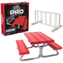 Tech Deck Pro Series Daily Grind Pack 2.0 con mesa de picnic y portabicicletas; Juguetes para nios para nios de 6 aos en adelante (Mini diapasn s