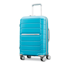 Samsonite Freeform - Maleta r gida expandible con ruedas giratorias dobles, 21 pulgadas, color azul oc ano